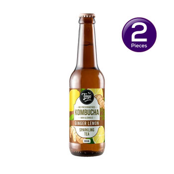 Toyo Kombucha Ginger Lemon Kombucha 330 ml Combo