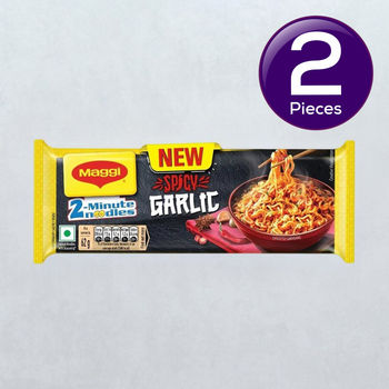 Maggi 2-Minute Spicy Garlic Instant Noodles 248 g Combo