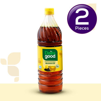 Daily Good Premium Kachi Ghani Mustard Oil 1 l Combo