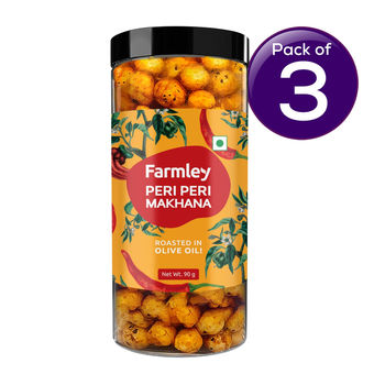 Farmley Peri Peri Makhana Roasted In Olive Oil 77 g Combo