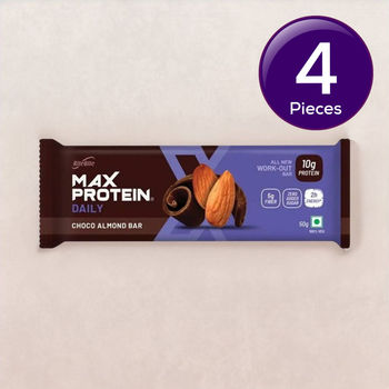 RiteBite Max Protein 10g Protein Bar Choco Almond 50 g Combo