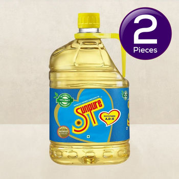 Sunpure Refined Sunflower Oil | Jar 5 l Combo