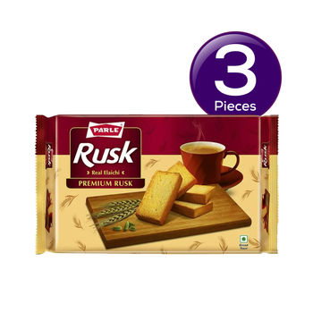 Parle Elaichi Rusk 300 g Combo