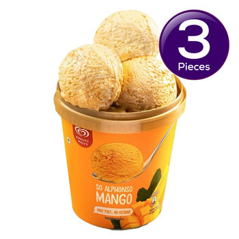 Kwality Wall's Alphonso Mango Tub 700 ml Combo