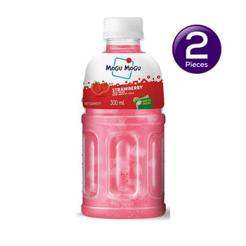 Mogu Mogu Strawberry Juice Drink 300 ml Combo
