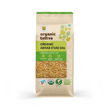Organic Tattva Tur Dal Pouch
