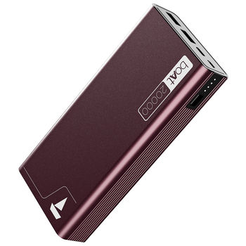 boAt 20000mAh Power Bank w/ 2-Way 22.5W Fast Charging & Smart Power Management - PB400 (Burgundy)