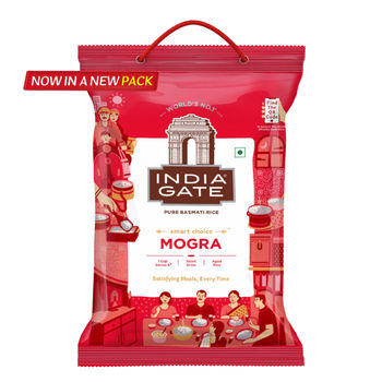 India Gate 1 Cup Serves 5 Mogra Basmati Rice | Aged Rice | Smart Choice