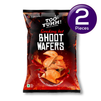 Too Yumm! Bhoot Wafers - Spicy Chips with Ghost Pepper Flavour 44 g Combo