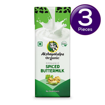 Akshayakalpa Organic Spiced Butter Milk-UHT 200 ml Combo