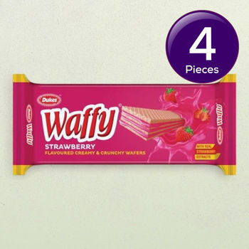 Dukes Waffy Strawberry Wafers 60 g Combo