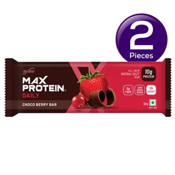 RiteBite Max Protein 10g Protein Bar Choco Berry 50 g Combo