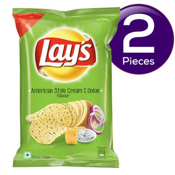 Lay's American Cream & Onion Potato Chips 48 g Combo