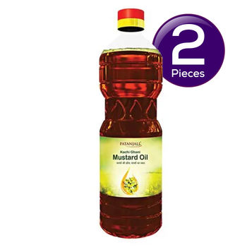 Patanjali Kachi Ghani Mustard Oil 1 l Combo