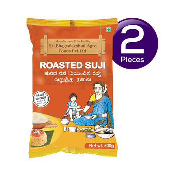 Bhagyalakshmi Roasted Sooji 500 g Combo