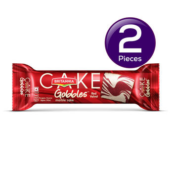 Britannia Gobbles Marble Red Velvet Cake 110 g Combo