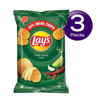 Lay's Potato Chips - Chile Lemon Flavour 48 g Combo