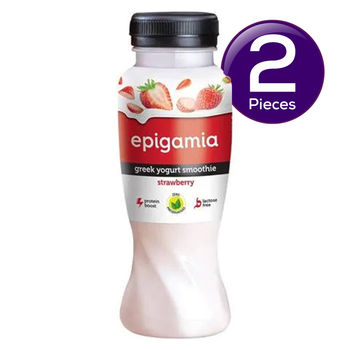 Epigamia Greek Yogurt Smoothie- Strawberry 180 ml Combo