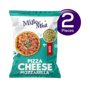 Milky Mist Mozzarella Diced Pizza Cheese 200 g Combo