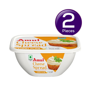 Amul Cheese Spread Yummy Plain 200 g Combo