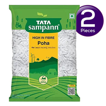 Tata Sampann High in Fibre Poha 500 g Combo