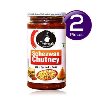 Ching's Secret Schezwan Chutney | Spicy And Tangy | Dip | Spread | Cook 250 g Combo