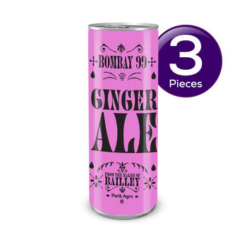 Bombay 99 Ginger Ale Can 250 ml Combo
