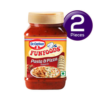 Dr. Oetker Fun Foods Pasta And Pizza Red Sauce Preservative Free 315 g Combo