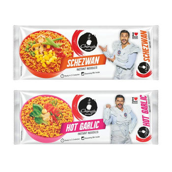 Ching'S Hot Garlic Noodles(240gms) & Ching'S Schezwan Noodles(240gms) Combo