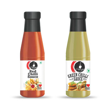 Ching's Secret Red Chilli Sauce(200gms) & Ching's Secret Green Chilli Sauce(190gms) Combo