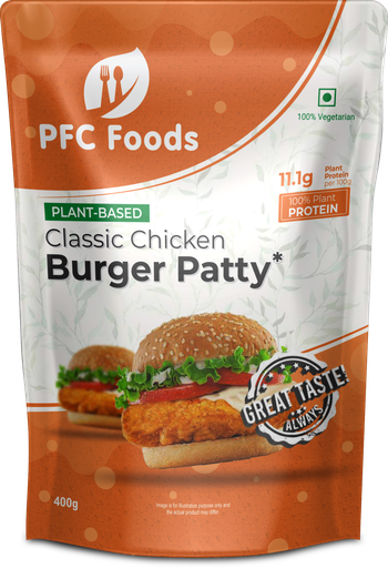 Pfc FOODs Plant Based Classic Burger Patty