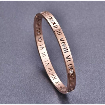 Salty Fashion Roman Era Rose-Gold Cuff for Women