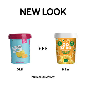 Go Zero Mad Over Mango Low Calorie Guilt Free Ice Cream Tub