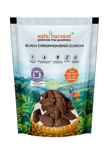 Safe Harvest Pesticide - Free Black Cardamom (Badi Elachi)