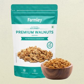 Farmley Premium Broken Chile Walnut Kernels (Akhrot)