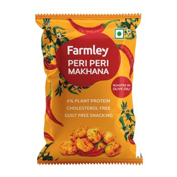 Farmley Peri Peri Makhana, Roasted In Olive Oil