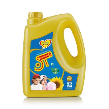Sunpure Sunflower Cooking Oil Hdpe Can