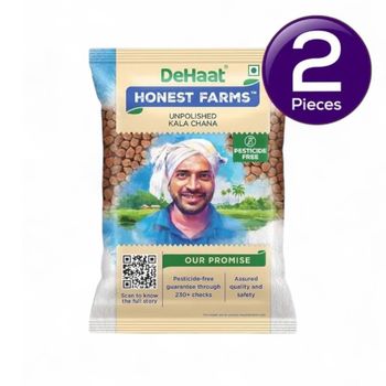 Dehaat Honest Farms Unpolished Kala Chana 500 g Combo