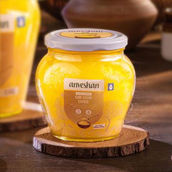 Anveshan A2 Gir Cow Ghee Traditional Bilona Method Cultured Curd Based Immunity Booster