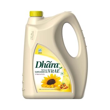 Dhara Health Refined Sun Flower Oil | Jar