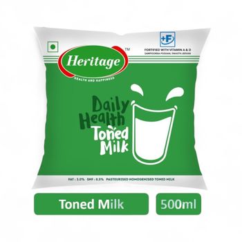 Heritage Toned Fresh Milk (Pouch)