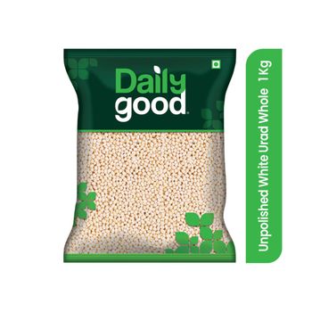 Daily Good Unpolished Urad White Whole - Gota
