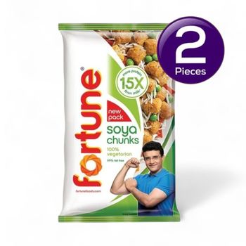 Fortune Soya Chunks | Pouch 1 kg Combo
