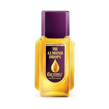 Bajaj Almond Drops Hair Oil with 2x Hairfall Reduction and  6x Vitamin E & Almond Oil