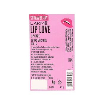 Lakme Lip Love Chapstick Strawberry