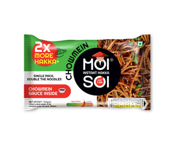 Moi Soi Instant Hakka Noodles | Tastemaker Inside | Chowmein| 165G | Street Style Hakka Noodles