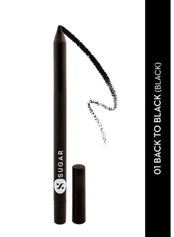 SUGAR Cosmetics Stroke Of Genius Heavy-duty Kohl - 01 Back To Black (Black)