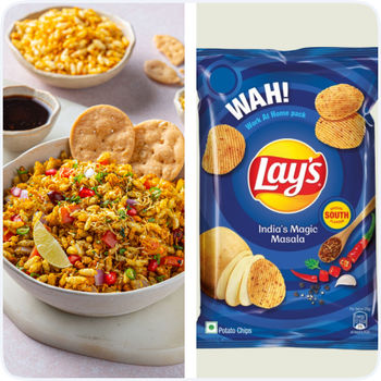 Bhelpuri & Lay'S India'S Magic Masala Potato Chips Combo