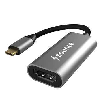Sounce Usb C To Hdmi Adapter, Type C To Hdmi 4K Adapter (Thunderbolt 3Compatible) (Grey)