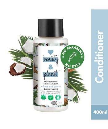 Love Beauty & Planet Coconut Water And Mimosa Flower Paraben Free Volume And Bounty Conditioner
